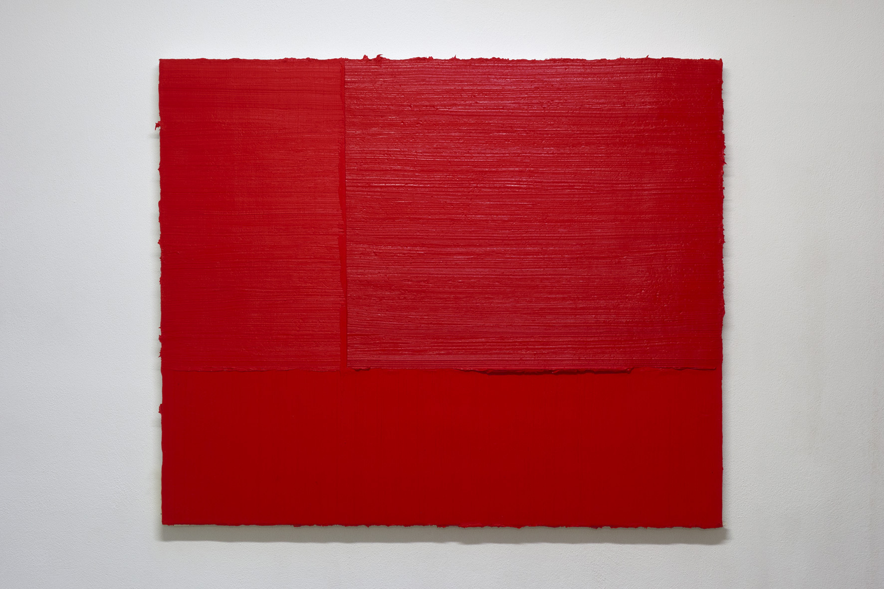 Unite d’habitation (terrasse), 2016. Olio su tela