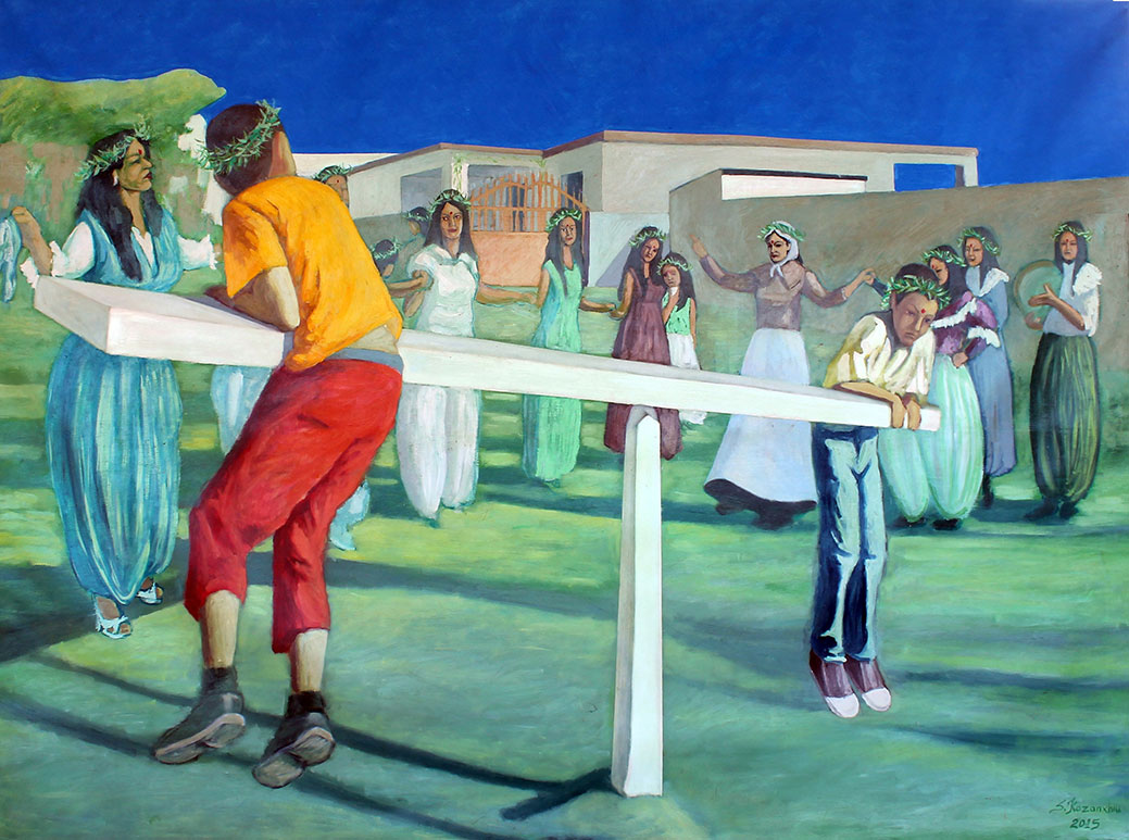 Zhamballa 150x207 cm Oil on Canvas 2015